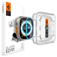 2 Pack Spigen Apple Watch Ultra 2 / 1 Screen Protector Tempered Glass Series 49mm EZ Fit