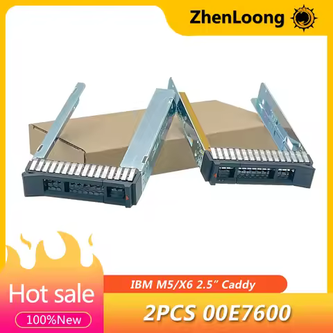 New 2PCS 00E7600 2.5" Hard Drive Caddy Tray for IBM Thinksystem X3850 X6 X3650 X3550 M5 SR650 SR550 
