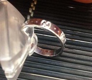日本珠寶展帶回~GUCCI原廠18K金戒指#18~內打23~內圈原廠標誌流水號~附禮盒+保單~特價
