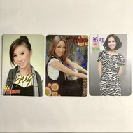 鍾舒漫 Sherman chung 謝安琪 kay tse 泳兒 vincy chan絕版 港星 Yescard Yes Card photocard 小卡 簽名卡 白卡