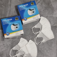 Masker Duckbill murah isi 50 pcs murah 1 box hitam putih COD BISA BAYAR DI TEMPAT