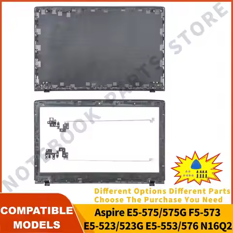 Laptop Cases For Aspire E5-575 E5-575G F5-573 E5-523/523G E5-553/576 E5-575T/575TG N16Q2 N16Q3 Back 