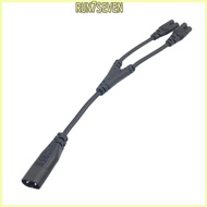 RUN Universal Power Extension Cord IEC320 C7 to C8 Connector for Laptop TV Audios Heavy Duty Constru