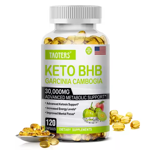 BHB Keto Apple Cider Vinegar Capsules Maintain Body Shape Weight Management Metabolism Detox Dietary