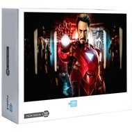 Robert Downey Jr. Iron Man Wooden Jigsaw Puzzle Party Game Home Decor