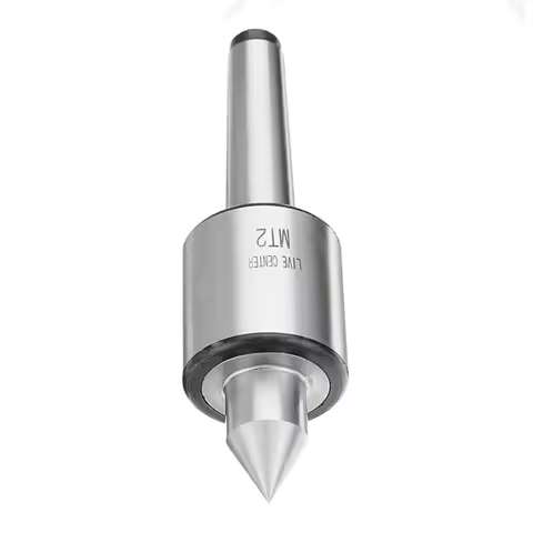MT2 0.000197 Inch 60 Degree Lathe Live Center Taper Live Revolving Milling Center Taper Pipe Machine