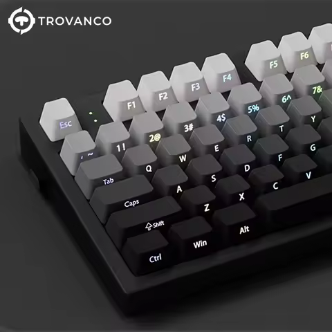 Gradient Keycaps Side Printed PBT Double Shot OEM Profile for MX Switches Gaming Keyboard 130 key ca