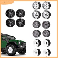 CONG Metal Wheel Hub 1 9 Beadlock Wheel Rim Set for 1 10 Remote Control Crawler SCX10 Four Wheel Dri