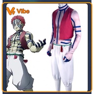 Halloween Costume  In stock Full Set Cosplay Costume of Akaza, Upper Rank Three from the Anime Demon