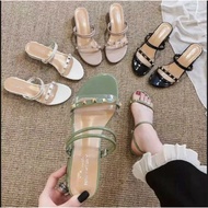 Women's Sandals heels 3cm Pyramid heels/Women's heels/Tofu heels