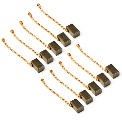 10pcs Carbon Brush Car Casement Motor Brush High Copper Wear-resistant 4*5*8mm Workshop Equipment Po