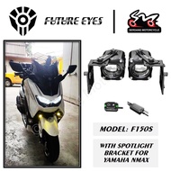 FUTURE EYES F150-S For NMAX V1 V2 Combo Spotlight Lamp Lampu Waterproof Headlight  Sport Light Motor