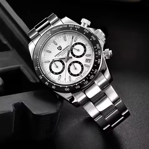 New PAGANI DESIGN PD1644 Luxury Men's Quartz Watch Automatic date Wristwatches Sport 100m Waterproof