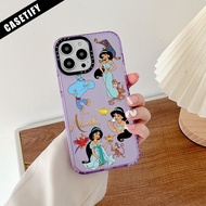 Disney Cartoon Aladdin Princess Of The Lamp CASETiFY Phone Case Compatible For IPhone 11 14 15 Pro Max 12 13 Mini Transparent Silicone Soft Cover X XR XS Max SE 2020 6 7 8 Plus