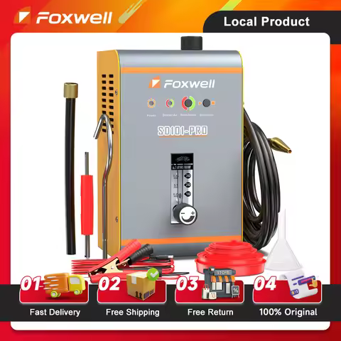 FOXWELL SD101 PRO EVAP Smoke Leak Detector Automotive Built-in Air Pump Car Smoke Generator Leakage 