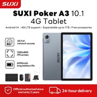 SUXI Poker A3 kids for tablet 10.1-inch  Ips screen Unisoc T606 12GB+128GB 2.4G/5G WiFi Android14
