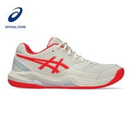 ASICS Women GEL-DEDICATE 8 PICKLEBALL Shoes in Cream/Flash Red