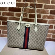 LV_ Bags Gucci_ Bag Ophidia Webbing Medium 631685 Embossing Briefcase Canvas Shopping Men 124O