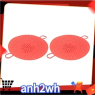 【A-NH】2 Pcs Silicone Steamer,Vegetable Steamer Basket Insert for Pressure Cookers, Microwavable, Multicookers,Red