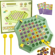 54PCS Fruit Flip Chess Memory Chess Game, Flip Match Board Game, for Kindergarten, Family, and Party