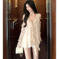 [Summer Limited Offer] Lotus Leaf Ruyu Gentle Long-Sleeved Shirt - Casual & Stylish
