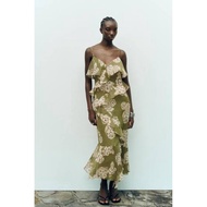 [Zara Auth] Blue 2-strap dress size S