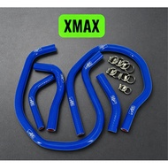 XMAX250 V1-V3 / XMAX300 V1-V3 / XMAX V1-V3 AJI RACING  RADIATOR SILICONE HOSE + CLIP