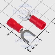 [20 Pieces]- SV3.5-6 Cos Y-shaped Head With Wire Cover 2,63-4.6mm2 Red M6 Screws