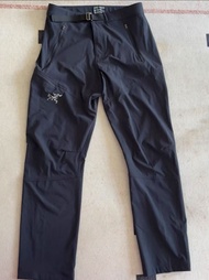 Arc'teryx 男士長褲 L碼 運動長褲 登山褲 黑色