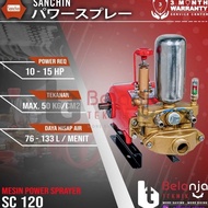 ready ya Sanchin Power Sprayer SC 120 Mesin Cuci Steam + Dinamo 10 HP