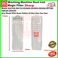 Sharp Washing Machine Dust Lint Magic Filter ESX705 ESX715 ESX805 ESX905 ESX958 ES718X ES818X ES919X