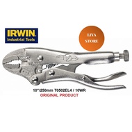 [ 1 UNIT ] IRWIN VISE-GRIP CURVED LOCKING PLIER WITH WIRE CUTTER (10 INCH/250MM)