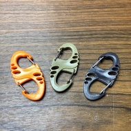 S Type Backpack Clasps Climbing Carabiners EDC Keychain