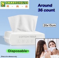 時尚店 - (x1) 一次性洗臉巾（約36條）（潔面巾）（乾濕巾擦臉巾）（洗臉巾）（潔面巾）