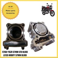 JLM STANDARD BLOCK 57MM YAMAHA FZ150 Y15ZR MODIFY LC135 RACING BLOCK 57MM FZ150 Y15ZR LC135 BLOCK