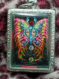 古巴傑士納 Kruba Krissana (蝴蝶王) 蝴蝶佛牌，送開光符鈔一張
