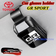Toyota GR sportr Car glasses holder Zinc alloy car seat belt extende For Toyota yaris GR sport hilux