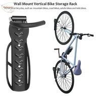 MXBEAUTY Bike Rack Garage, Heavy Duty with Screws Bike Hook Stand, Bicycle Accessories Vertical Black Folding Bicycle Hanger Holder Indoor Storage