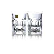 แก้วคริสตัล แก้วเสิร์ฟเครื่องดื่ม แก้วน้ำ ลาย Privenza ภายใต้แบรนด์ R.C.R. Made in Italy รุ่น J/PR28