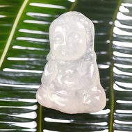 冰種翡翠精雕寶寶佛 | 天然緬甸玉翡翠A貨 | 送禮