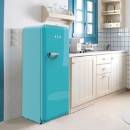 HCK Husky Paint Retro Refrigerator Household Large Capacity Single Door Freezer High-value Influence