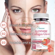 Halal GLOW Glutathione Glow Collagen Gummies Anti-Aging Whitening Skin Collagen Vitamins