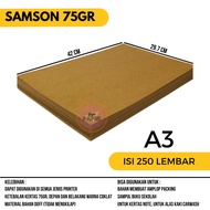 Samson A3 & A3Plus Paper, 250 sheets Brown A3 Paper/ Brown A3 Paper/