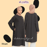 DAUKY L TUNIC STRIPE KNIT BAJU ATASAN WANITA TERBARU TUNIK WANITA BAHAN KNIT TUNIK DAUKY CASUAL TUNI