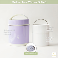 SWANZ Kokoro Medium Food Warmer (2 Tier)