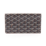 [Used] Goyard GOYARD Bi-fold Long Wallet, Black PVC Coated Canvas, Women's, Used A