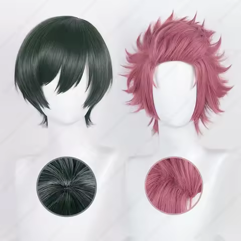Anime Rin Itoshi/Sae Itoshi Cosplay Wig 30cm Short Wigs Heat Resistant Synthetic Hair Halloween Part
