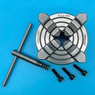 Mini Lathe Chuck 80mm SANOU 4 Jaw Lathe Chuck K72-80 Independent Chuck Manual Mini Chuck Lathe