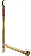Kohler K-7265-SN Clearflo Brass Toe Tap Bath Drain, Vibrant Polished Nickel