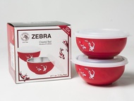 Bộ 2 chén inox 304 Zebra hai lớp 11cm cách nhiệt ( 2 cái/bộ) -124006 hàng nhập khẩu Thái Lan